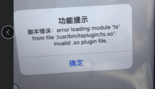 iOS11 以上系统小精灵未勾选网络插件调用 so 报错？